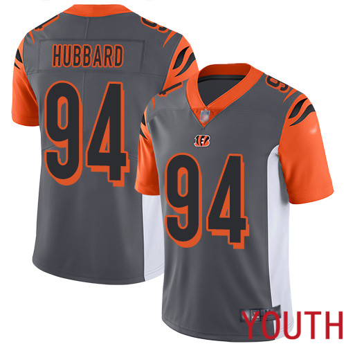 Cincinnati Bengals Limited Silver Youth Sam Hubbard Jersey NFL Footballl #94 Inverted Legend->cincinnati bengals->NFL Jersey